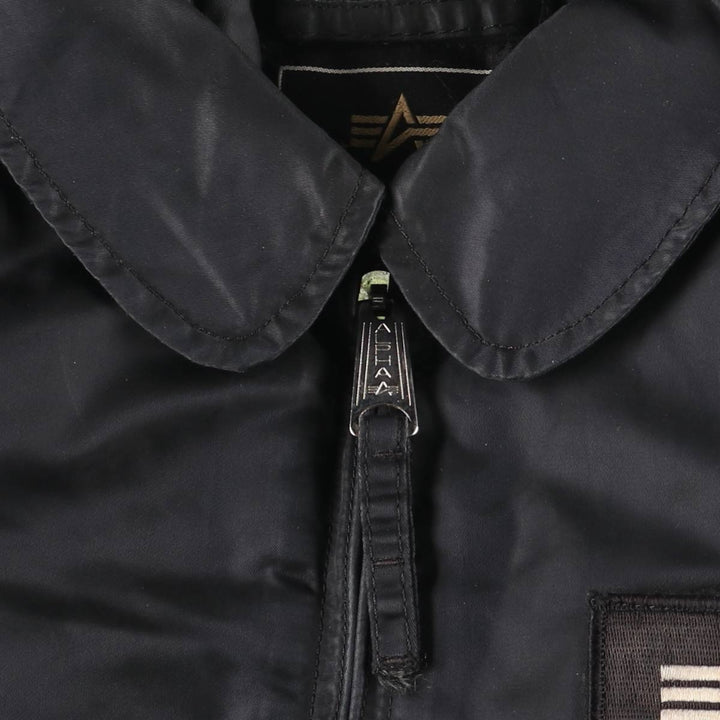 Civilian Alpha CWU-45 Nylon black type Vintage Second Hand