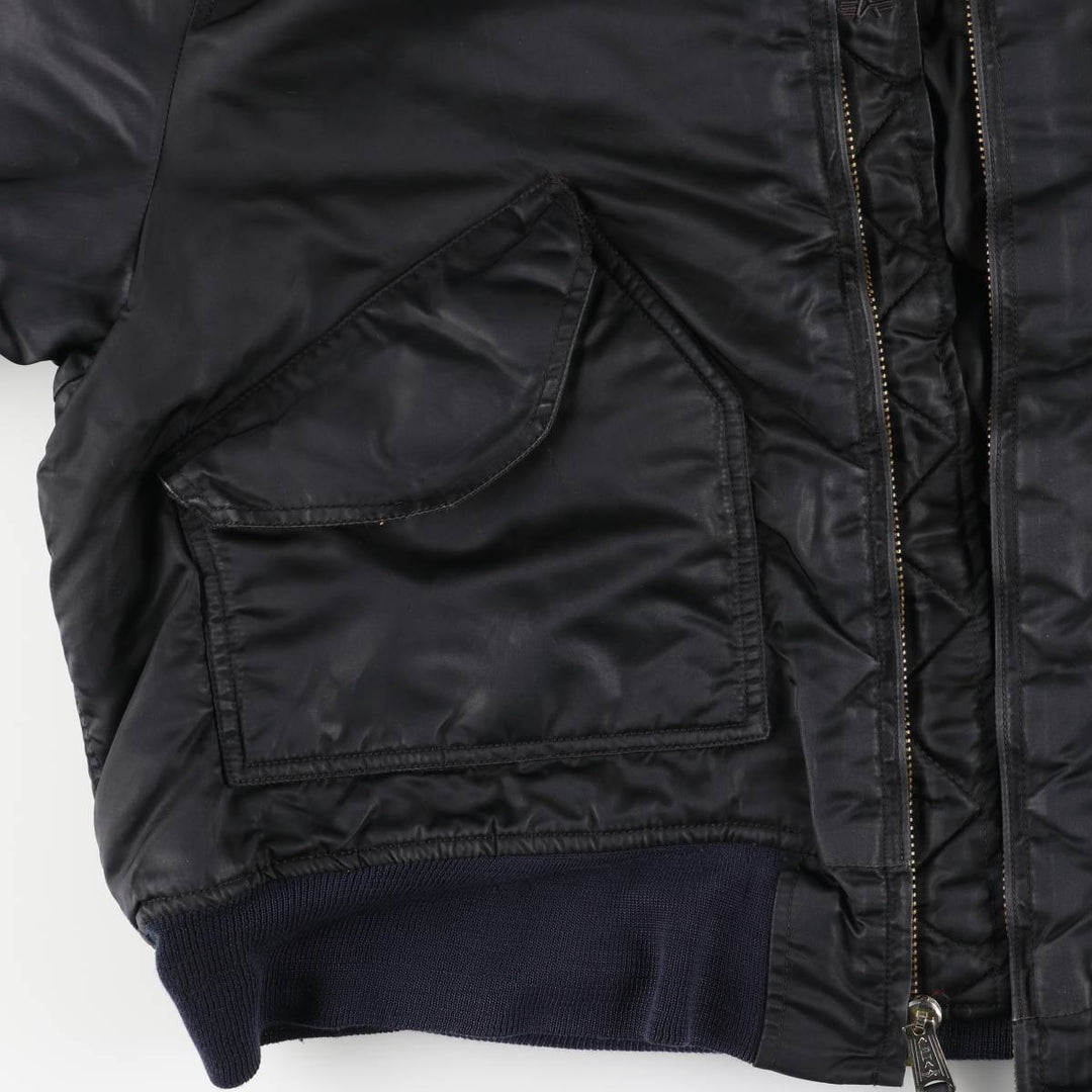 Civilian Alpha CWU-45 Nylon black type Vintage Second Hand
