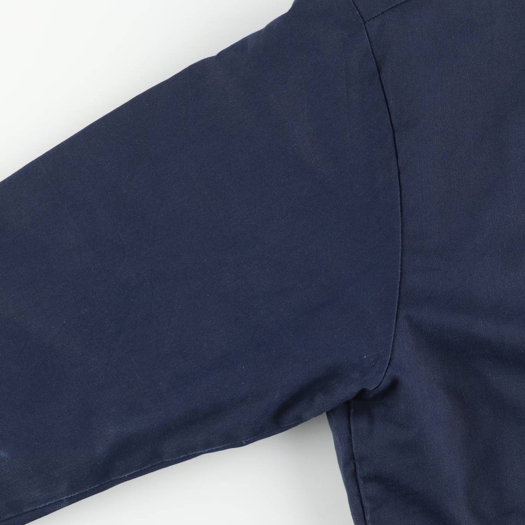 Vintage 1970s-1980'S WORK WEAR CORPORATION padded work jacket, size L, men's polyester navy blue type Vintage Second Hand