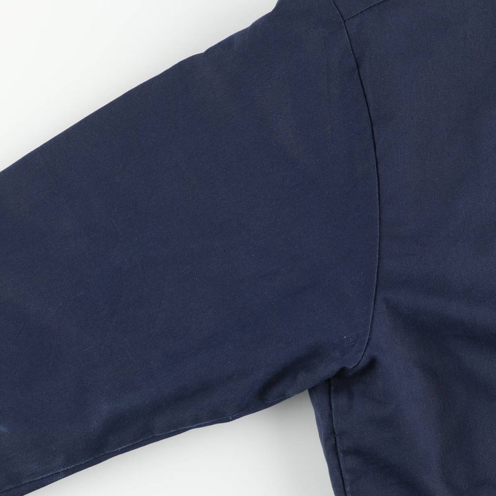 Vintage 1970s-1980'S WORK WEAR CORPORATION padded work jacket, size L, men's polyester navy blue type Vintage Second Hand