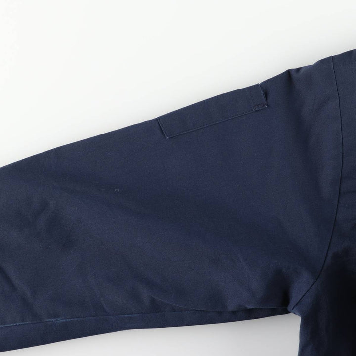 Vintage 1970s-1980'S WORK WEAR CORPORATION padded work jacket, size L, men's polyester navy blue type Vintage Second Hand