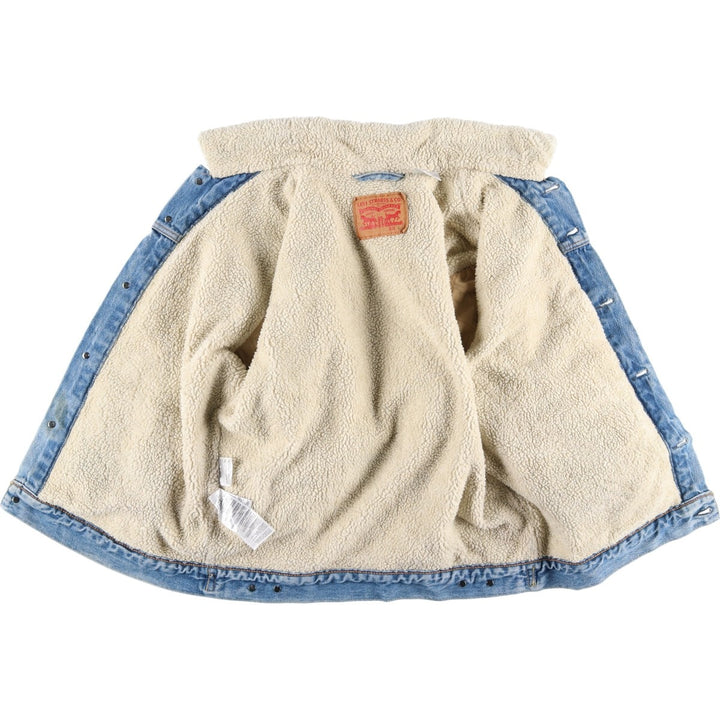 Levi's padded denim jacket, size L, men's cotton blue type Vintage Second Hand