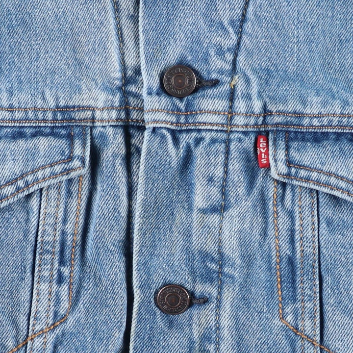 Levi's padded denim jacket, size L, men's cotton blue type Vintage Second Hand
