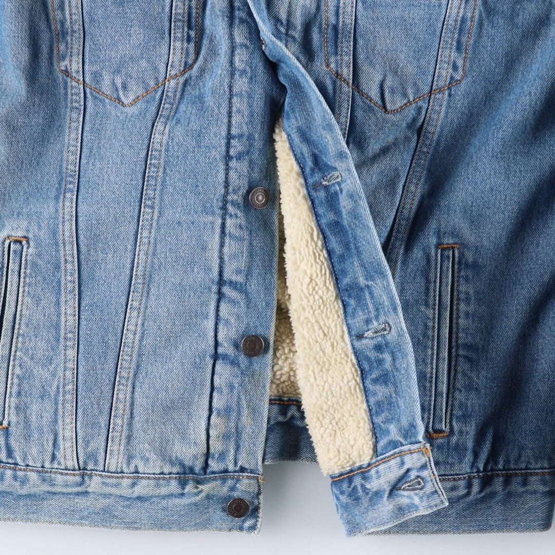 Levi's padded denim jacket, size L, men's cotton blue type Vintage Second Hand
