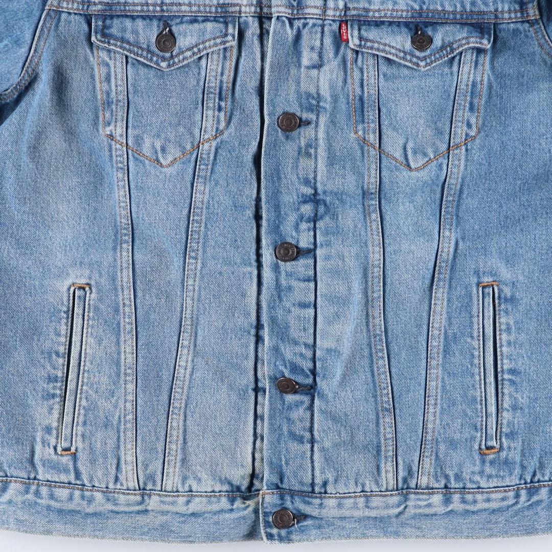 Levi's padded denim jacket, size L, men's cotton blue type Vintage Second Hand
