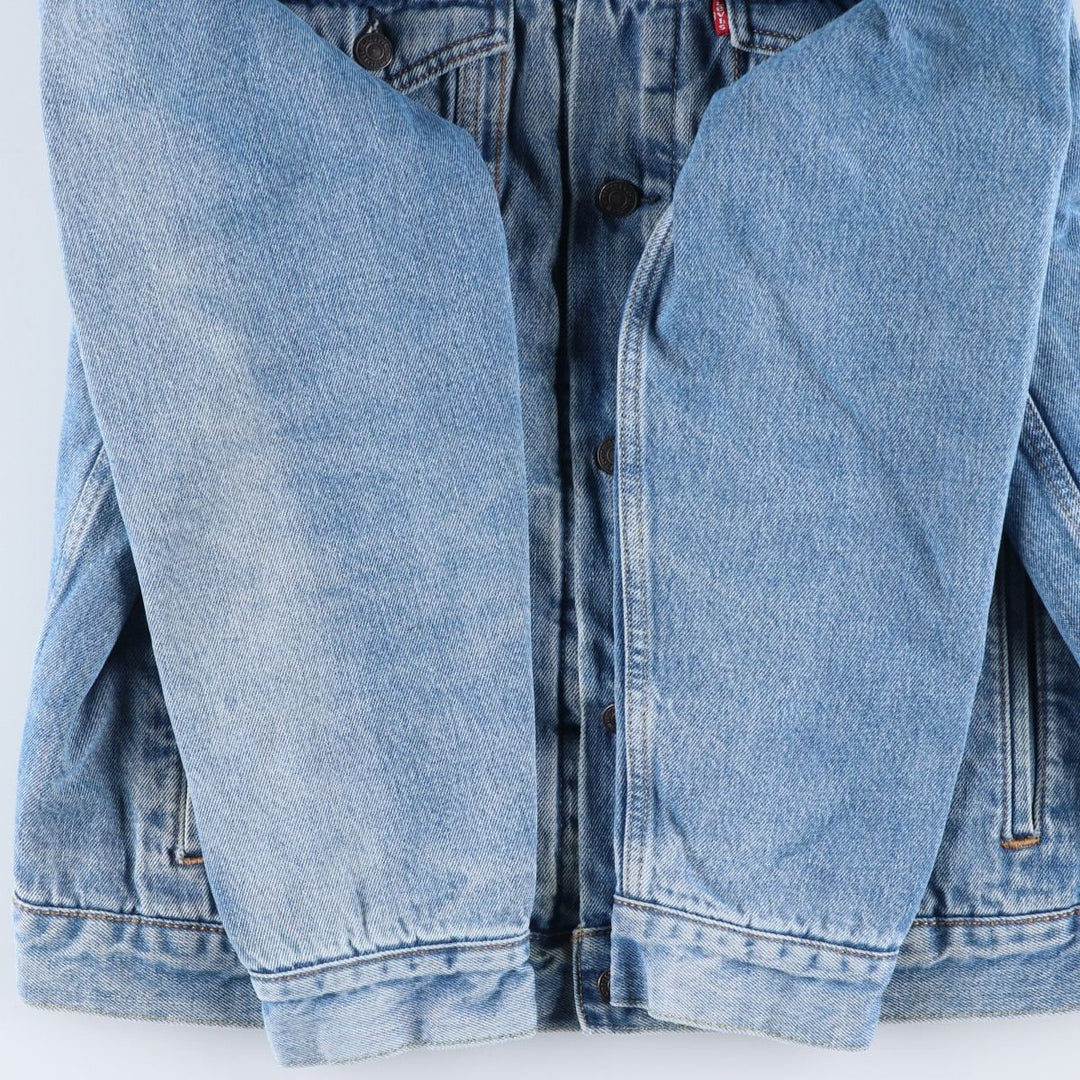 Levi's padded denim jacket, size L, men's cotton blue type Vintage Second Hand