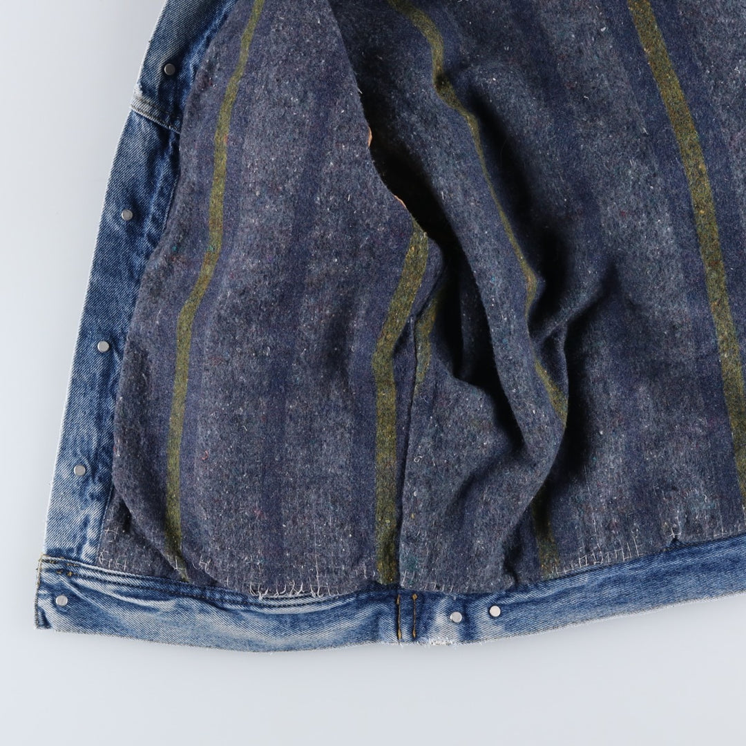 Lee denim jacket, men's size L unclear blue type Vintage Second Hand