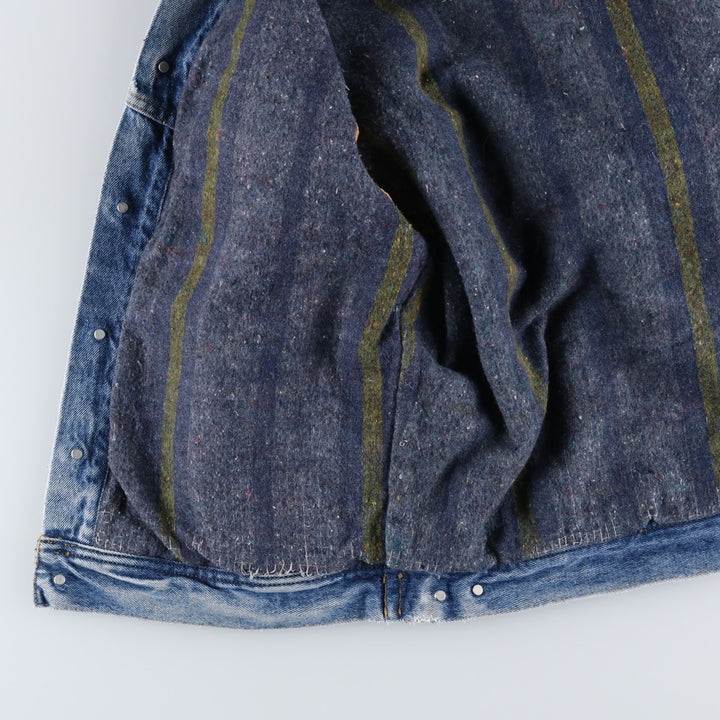 Lee denim jacket, men's size L unclear blue type Vintage Second Hand