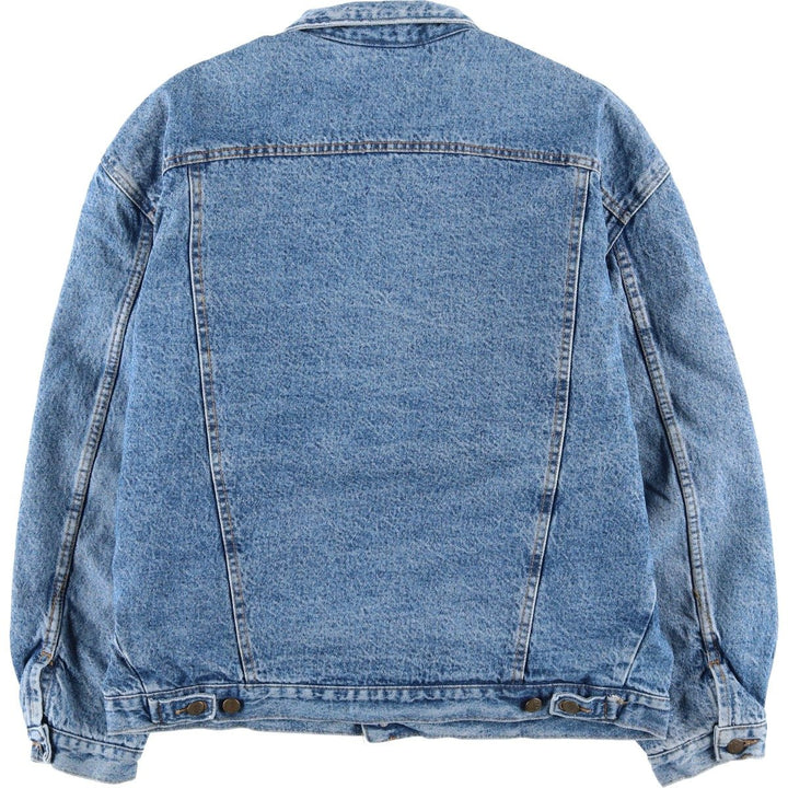Vintage 90'S Lee Western Cut Riders denim jacket, size L, men's. cotton blue type Vintage Second Hand