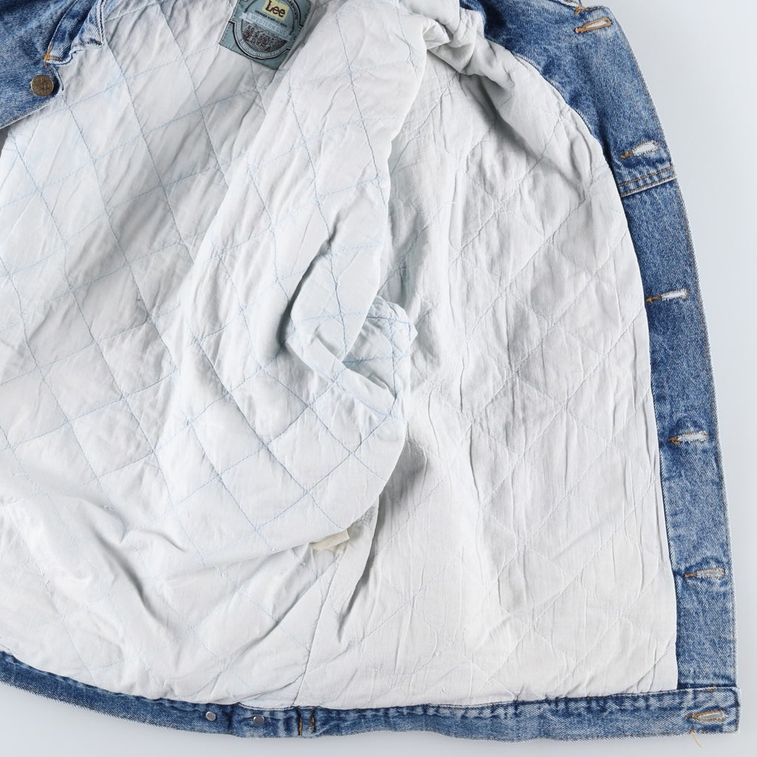Vintage 90'S Lee Western Cut Riders denim jacket, size L, men's. cotton blue type Vintage Second Hand