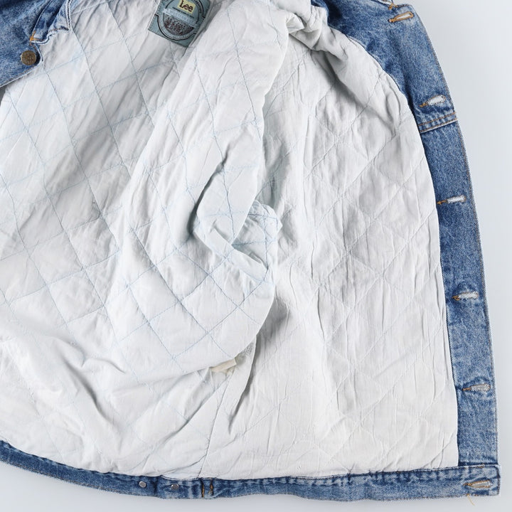 Vintage 90'S Lee Western Cut Riders denim jacket, size L, men's. cotton blue type Vintage Second Hand