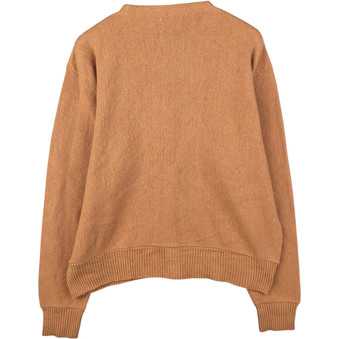 Vintage 70'S Campus acrylic knit cardigan, made in the USA, men's size XL acrylic orange type Vintage Second Hand
