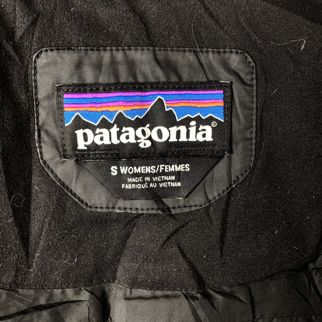 Patagonia 28045FA17 Down Vest, Women's, Size S polyester black type Vintage Second Hand
