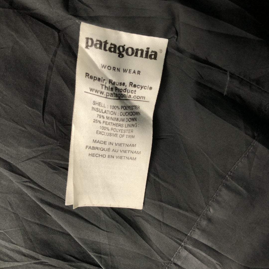 Patagonia 28045FA17 Down Vest, Women's, Size S polyester black type Vintage Second Hand