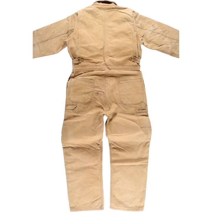 Oversized Carhartt duck long-sleeved jumpsuit, men's size W41 unclear brown type Vintage Second Hand