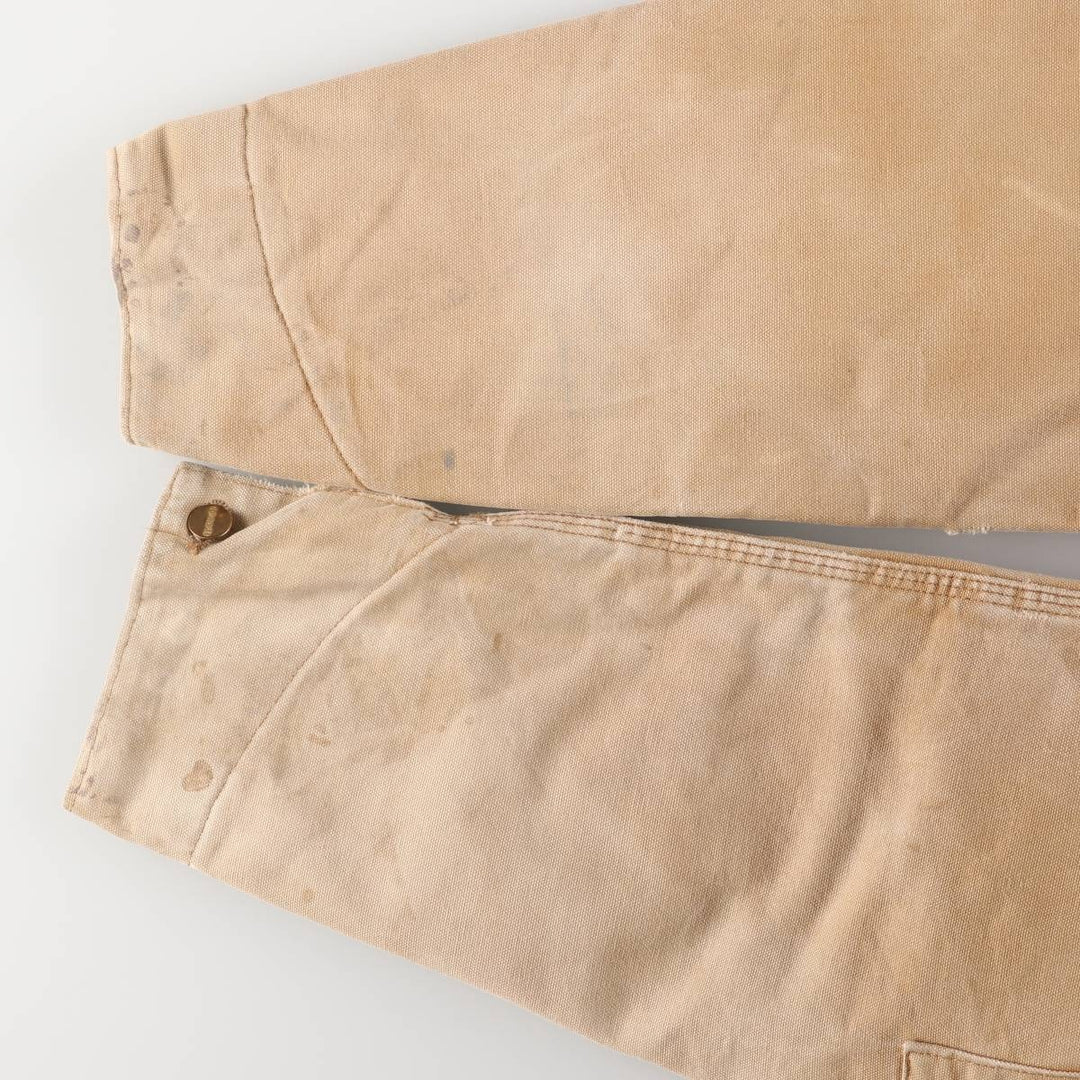 Oversized Carhartt duck long-sleeved jumpsuit, men's size W41 unclear brown type Vintage Second Hand