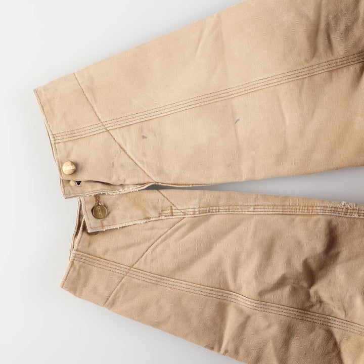 Oversized Carhartt duck long-sleeved jumpsuit, men's size W41 unclear brown type Vintage Second Hand