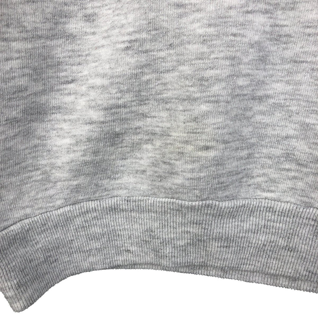 Vintage 90'S Jerzees triple print college sweatshirt, made in the USA, men's size L cotton pale white type Vintage Second Hand