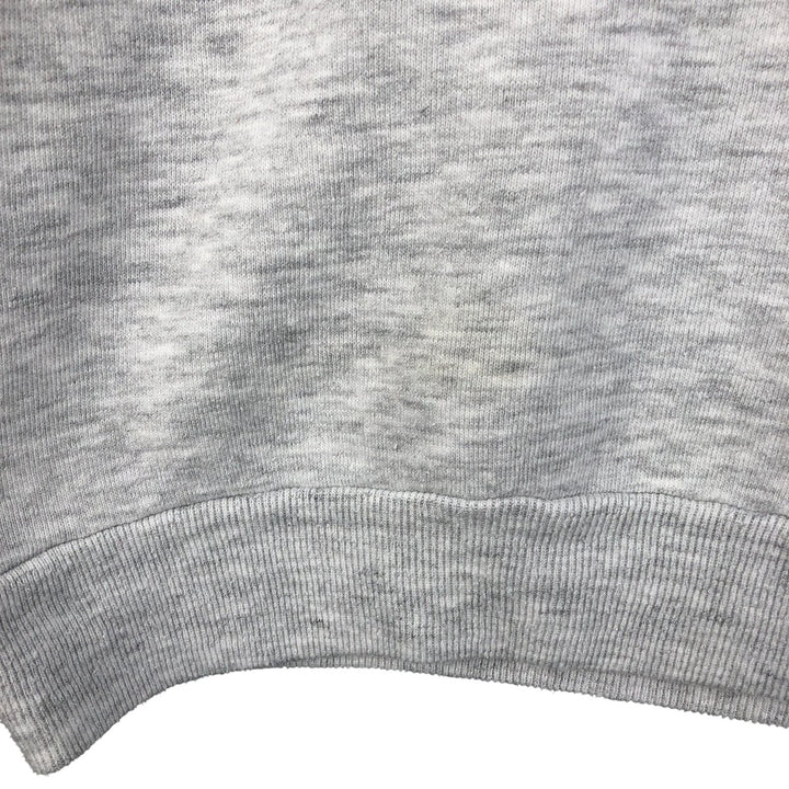 Vintage 90'S Jerzees triple print college sweatshirt, made in the USA, men's size L cotton pale white type Vintage Second Hand