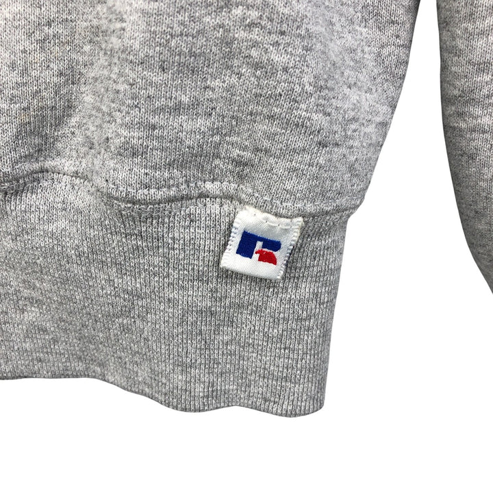 90'S Russell College Character Sweatshirt, Made in USA, Men's Size L, Vintage cotton gray type Vintage Second Hand