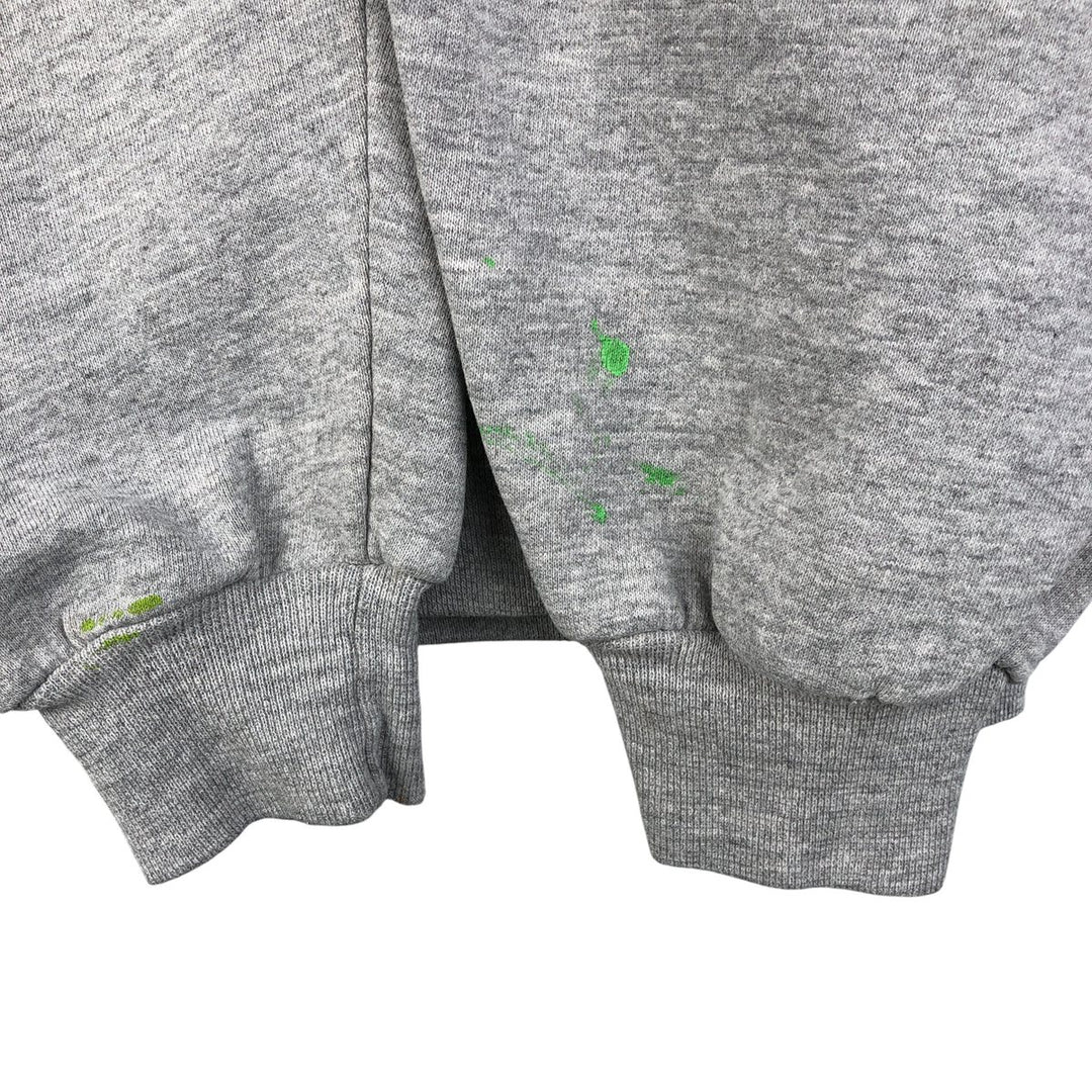 90'S Russell College Character Sweatshirt, Made in USA, Men's Size L, Vintage cotton gray type Vintage Second Hand