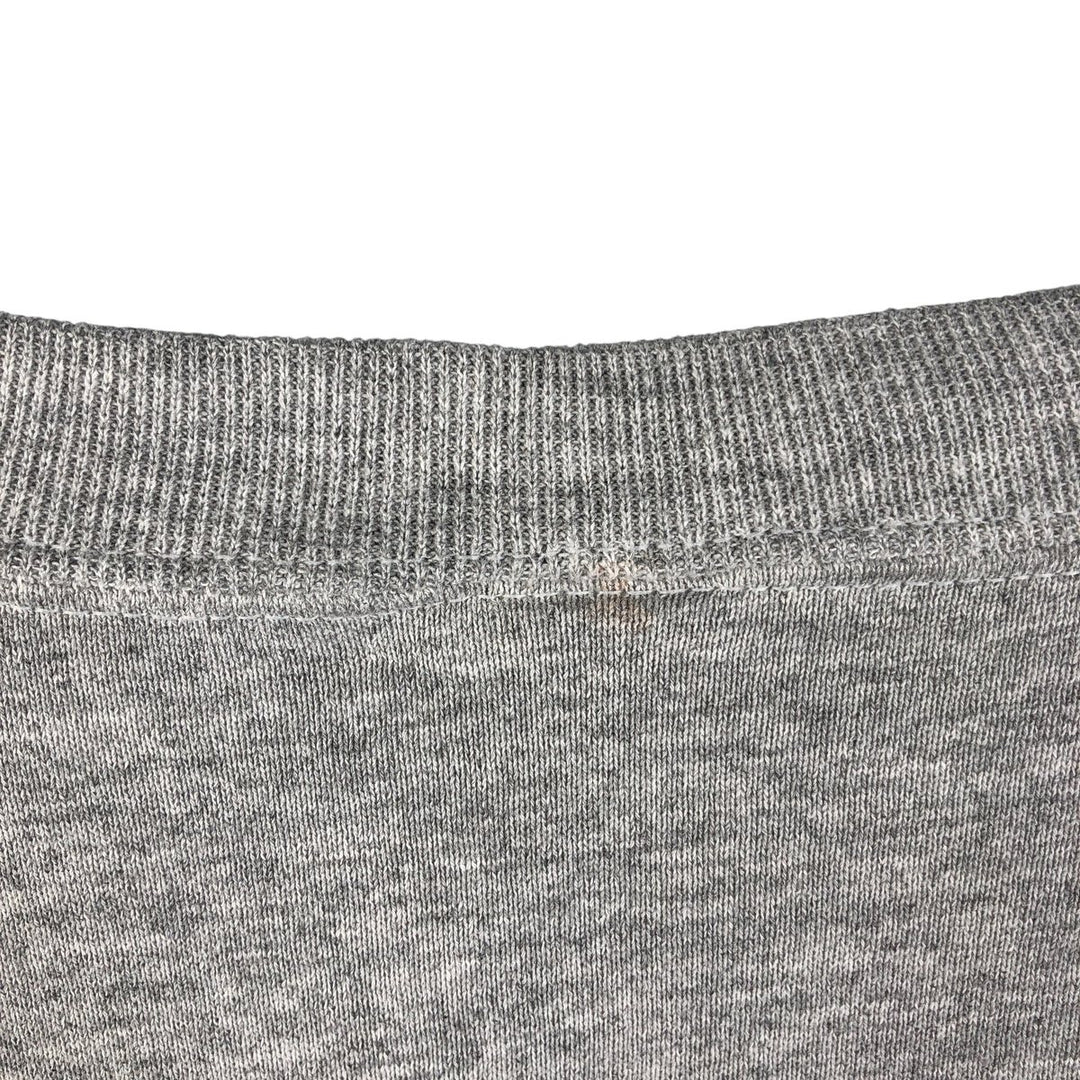 90'S Russell College Character Sweatshirt, Made in USA, Men's Size L, Vintage cotton gray type Vintage Second Hand