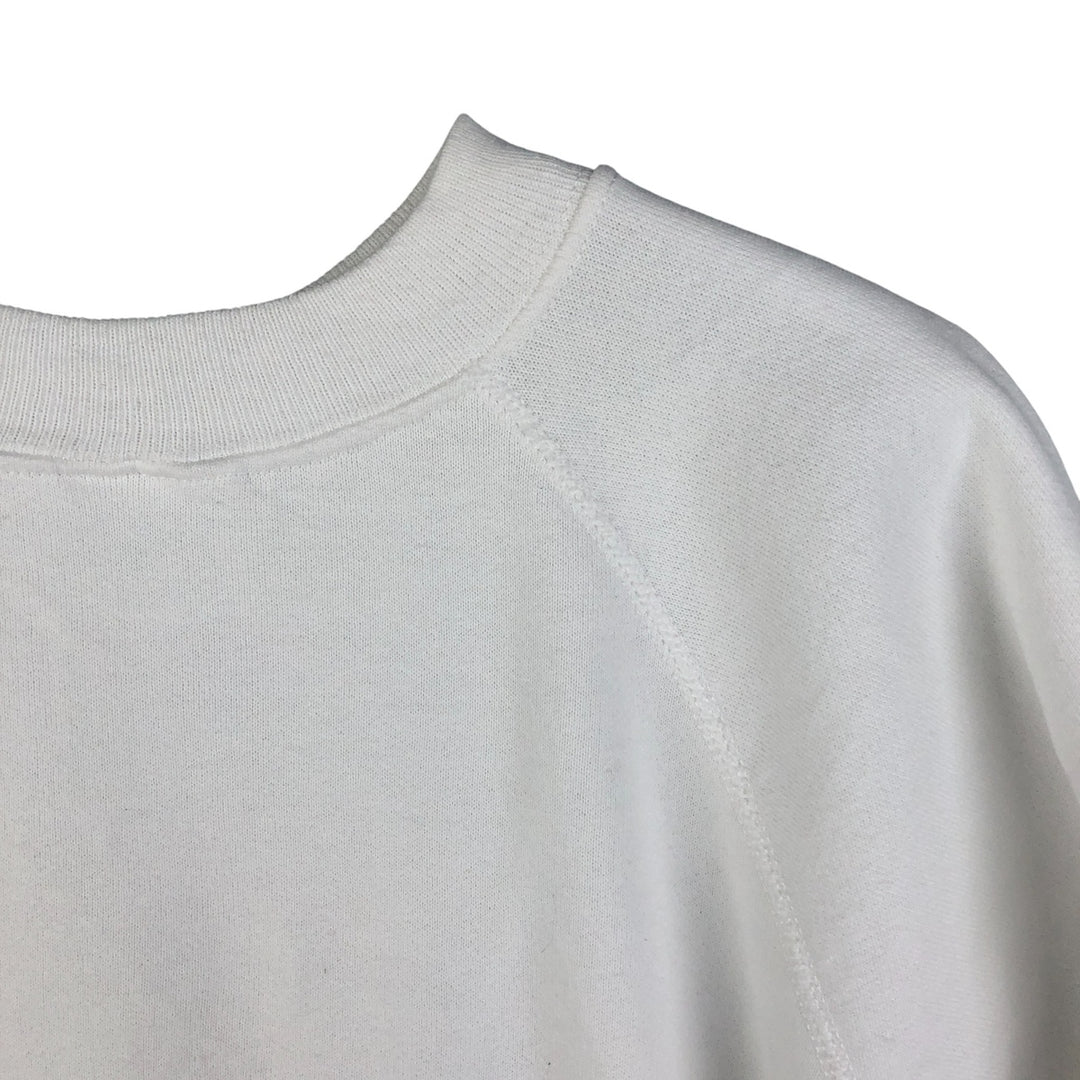 Hanes Vintage College Sweatshirt, Made in USA, Men's Size XL cotton white type Vintage Second Hand