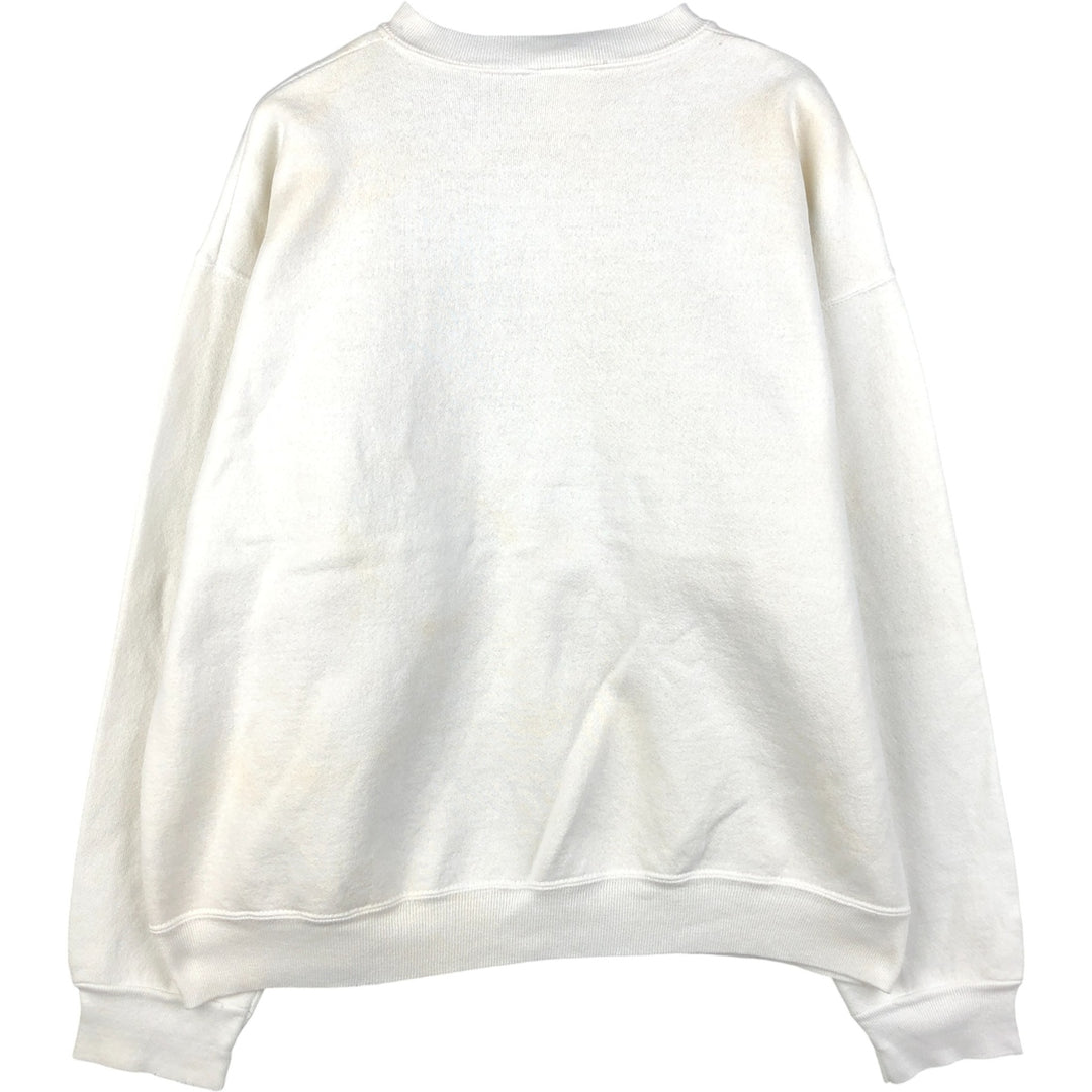 Vintage 90'S Tultex college sweatshirt, size L, men's cotton unbleached Vintage Second Hand