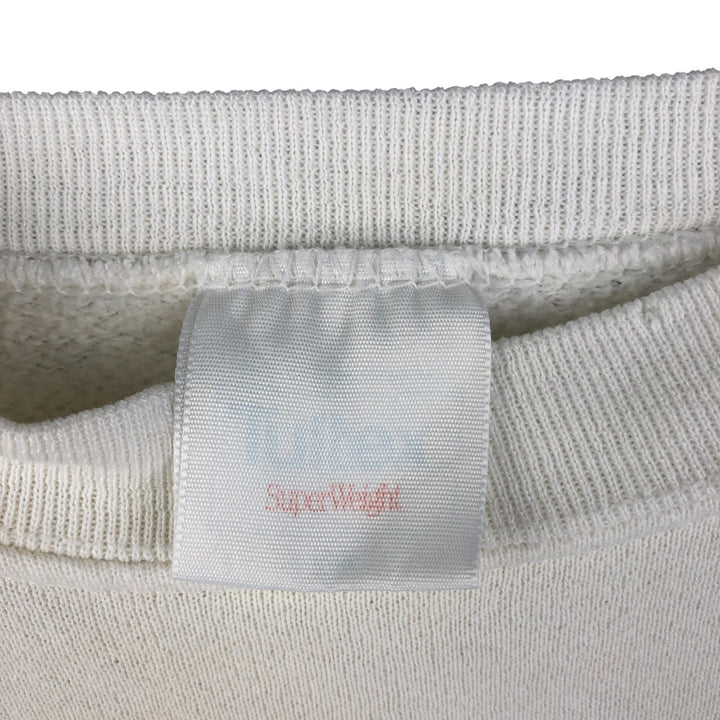 Vintage 90'S Tultex college sweatshirt, size L, men's cotton unbleached Vintage Second Hand