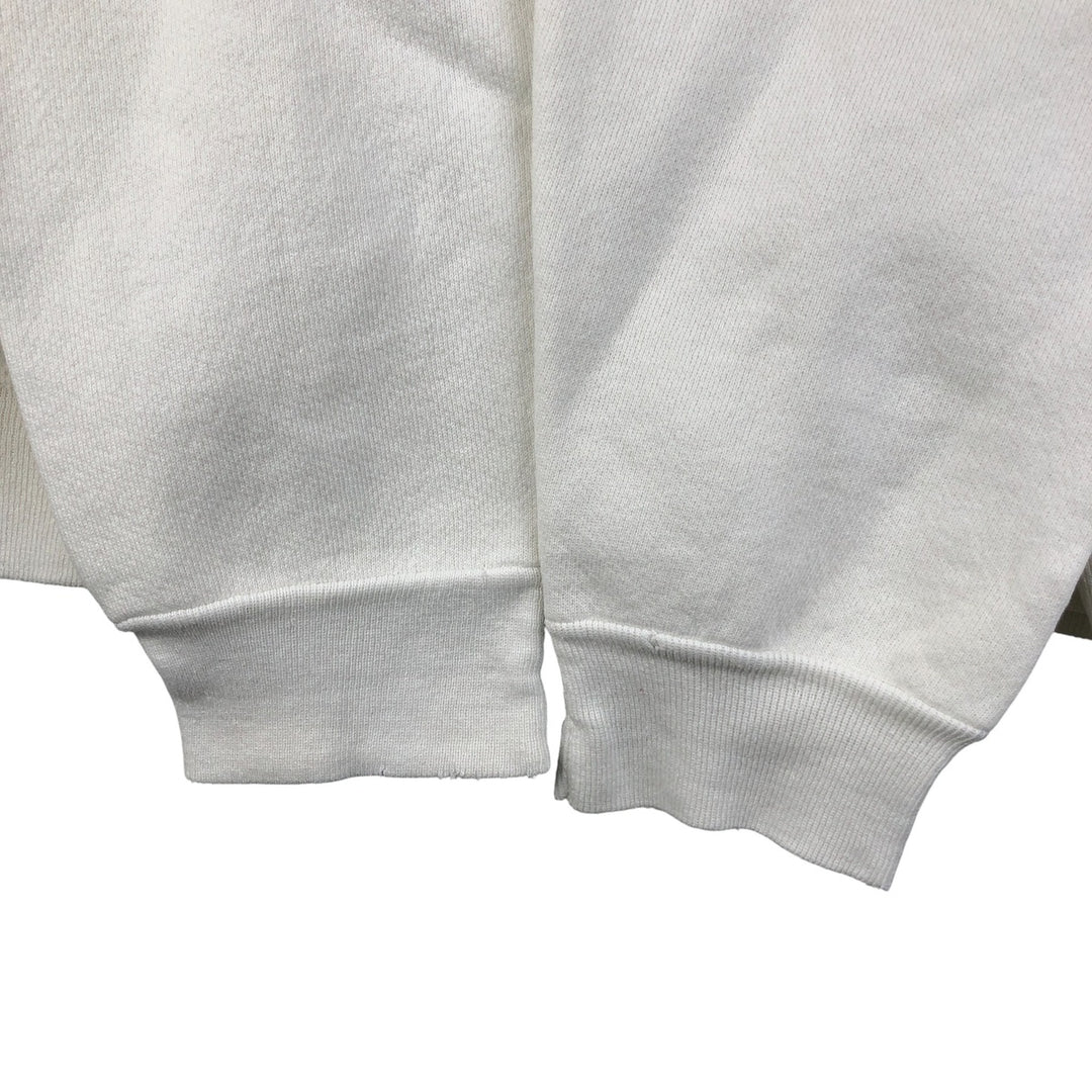 Vintage 90'S Tultex college sweatshirt, size L, men's cotton unbleached Vintage Second Hand