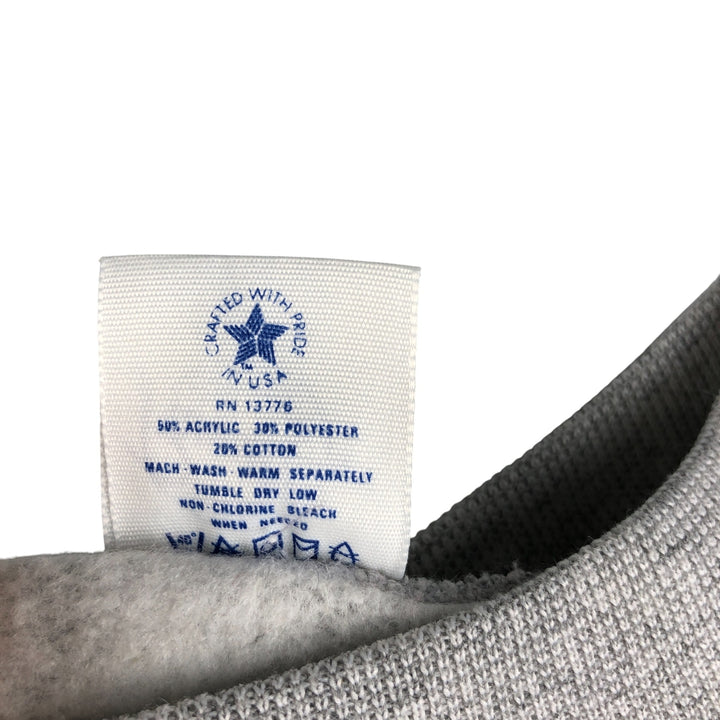 Vintage 1980'S Pannill college sweatshirt, made in the USA, size XL, men's acrylic gray type Vintage Second Hand