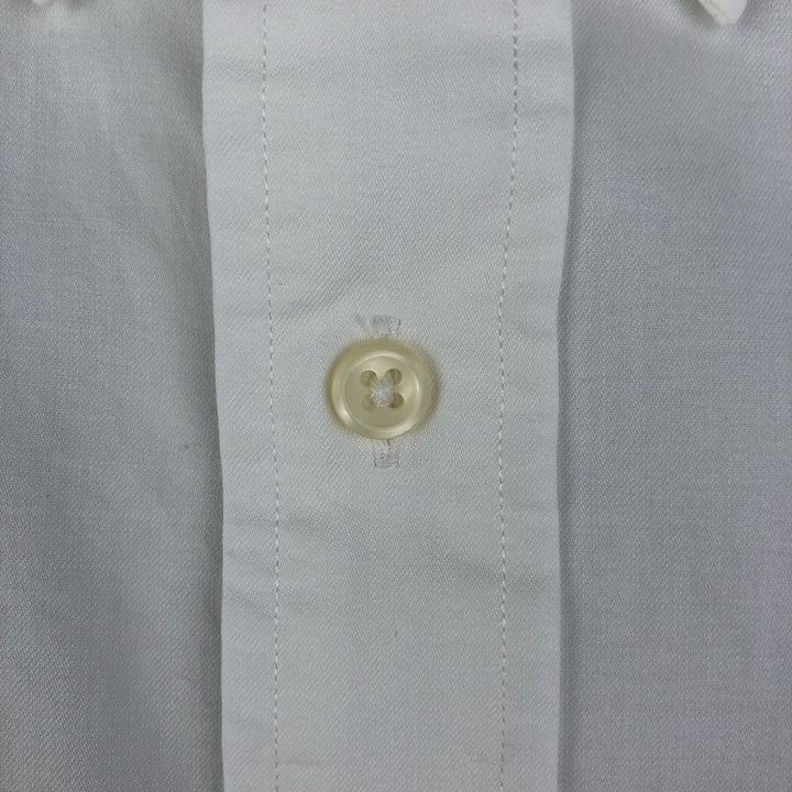 Ralph Lauren YARMOUTH long sleeve button down shirt, men's size L cotton white type Vintage Second Hand