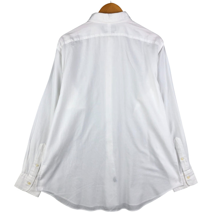 Ralph Lauren POLO by Ralph Lauren ANDREW long sleeve cotton shirt, men's size L cotton white type Vintage Second Hand