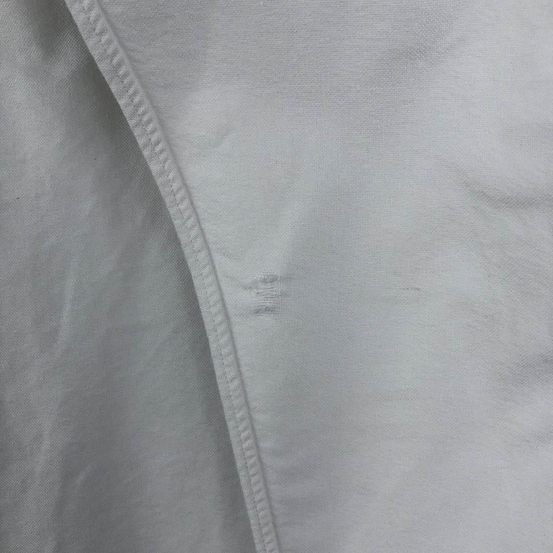 Ralph Lauren YARMOUTH long sleeve button down shirt, men's size L cotton white type Vintage Second Hand