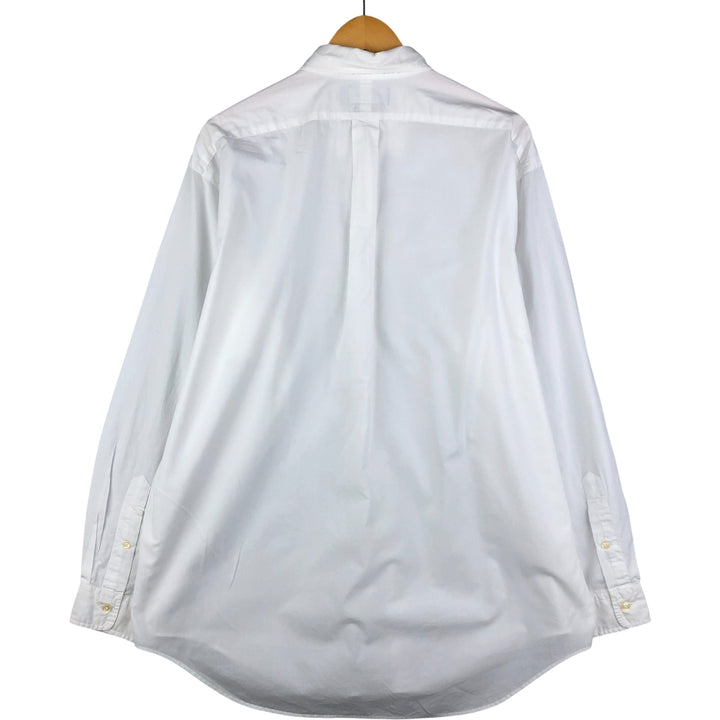 Ralph Lauren YARMOUTH long sleeve button down shirt, men's XL size cotton white type Vintage Second Hand