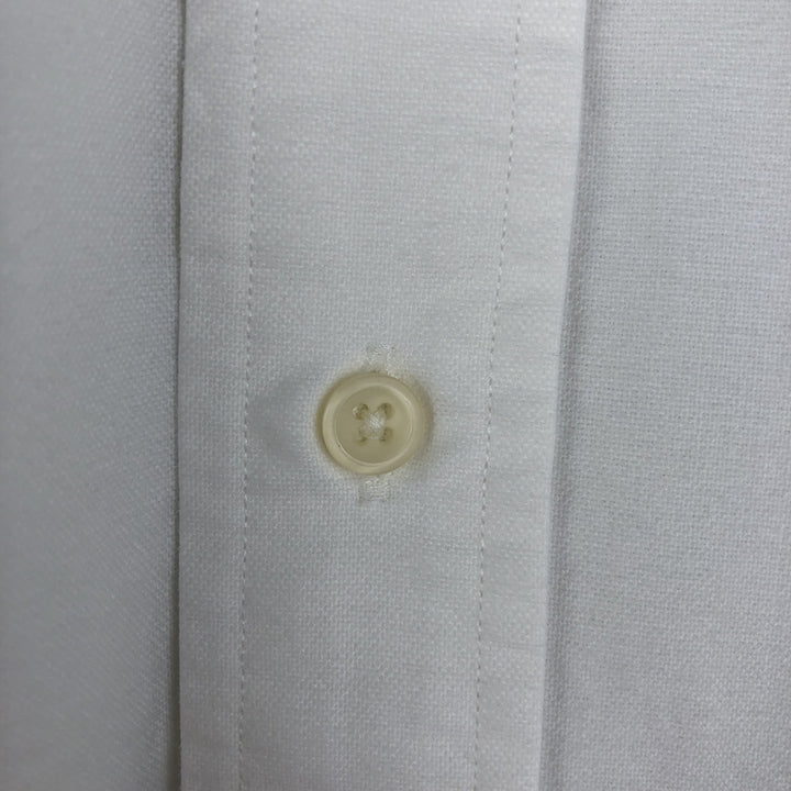 Ralph Lauren YARMOUTH long sleeve button down shirt, men's XL size cotton white type Vintage Second Hand