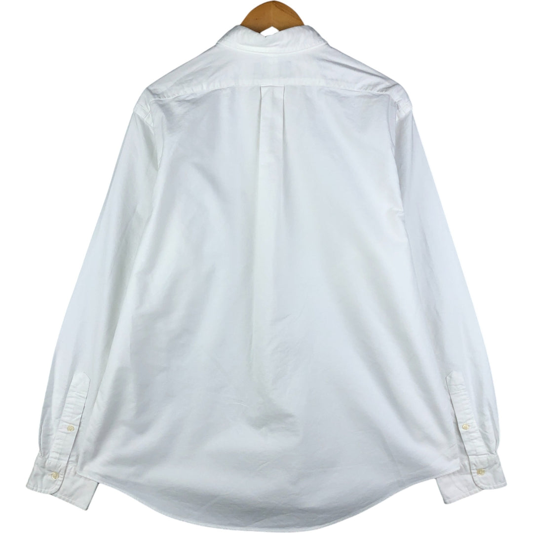 Ralph Lauren CUSTOM FIT long sleeve button down shirt, men's XL size cotton white type Vintage Second Hand