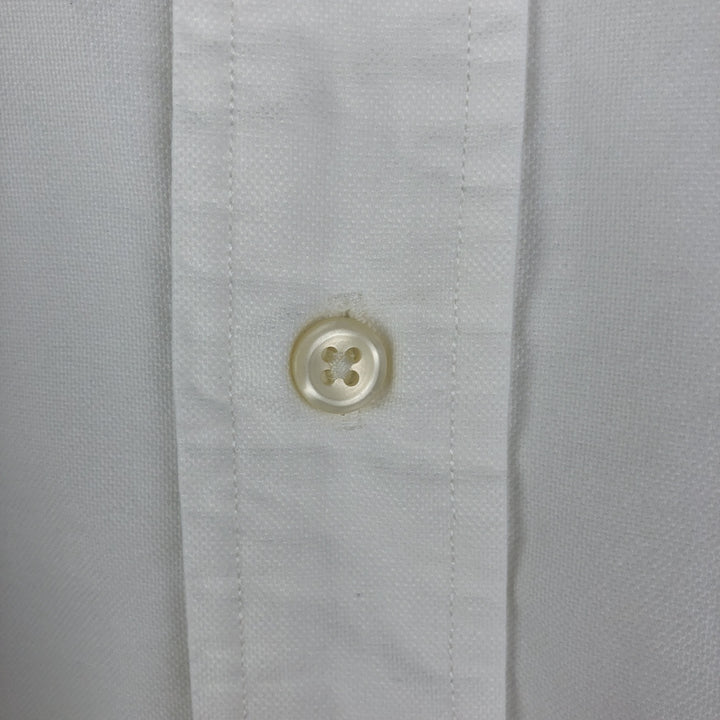 Ralph Lauren CUSTOM FIT long sleeve button down shirt, men's XL size cotton white type Vintage Second Hand