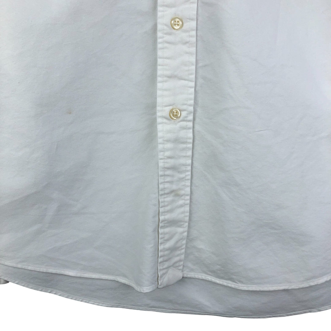 Ralph Lauren CUSTOM FIT long sleeve button down shirt, men's XL size cotton white type Vintage Second Hand