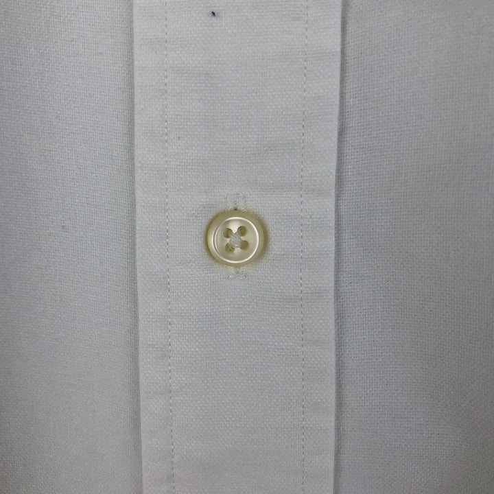 Ralph Lauren YARMOUTH long sleeve button down shirt, men's XL size cotton white type Vintage Second Hand