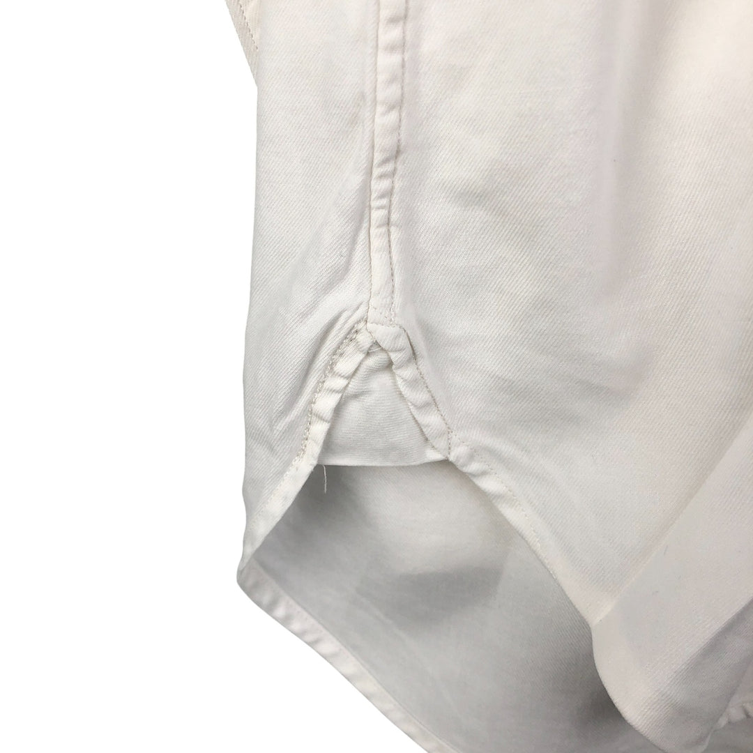 Ralph Lauren Custom Fit Dress Shirt, long-sleeved button-down shirt, men's size M cotton white type Vintage Second Hand