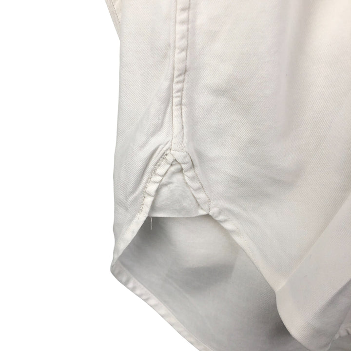 Ralph Lauren Custom Fit Dress Shirt, long-sleeved button-down shirt, men's size M cotton white type Vintage Second Hand