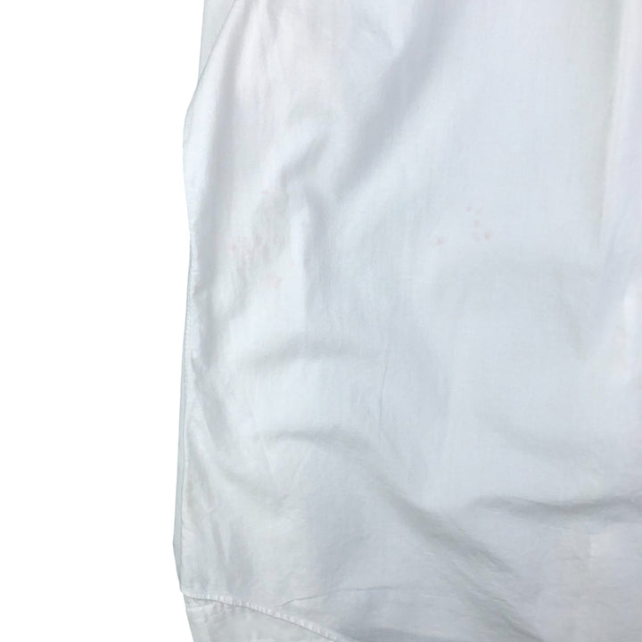 Ralph Lauren CUSTOM FIT long sleeve button down shirt, men's size L cotton white type Vintage Second Hand
