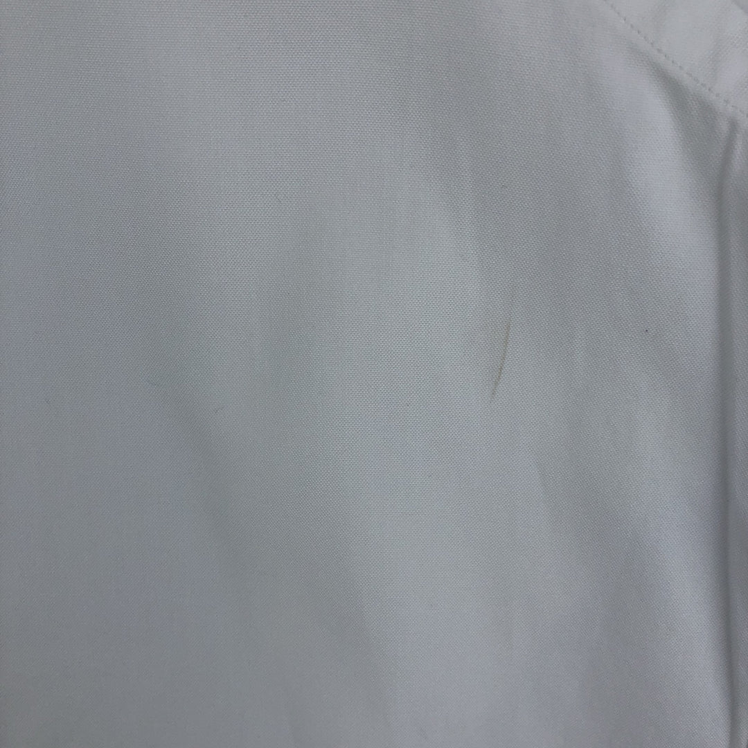 Ralph Lauren YARMOUTH long sleeve button down shirt, men's size L cotton white type Vintage Second Hand