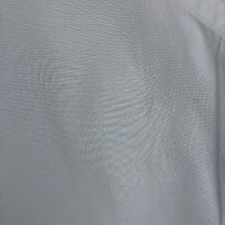 Ralph Lauren YARMOUTH long sleeve button down shirt, men's size L cotton white type Vintage Second Hand