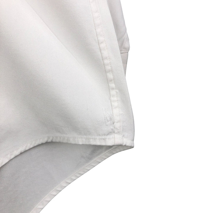 Ralph Lauren YARMOUTH long sleeve button down shirt, men's size L cotton white type Vintage Second Hand