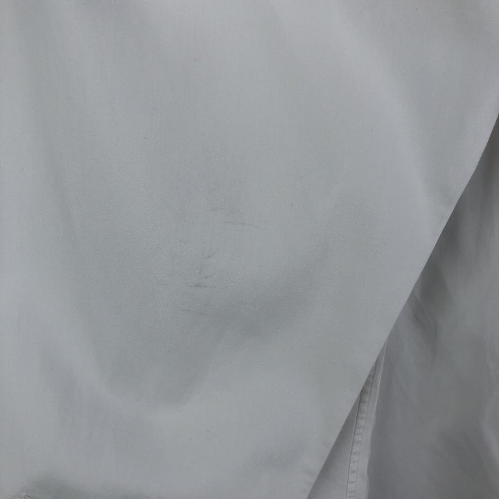 Ralph Lauren YARMOUTH long sleeve button down shirt, men's size L cotton white type Vintage Second Hand