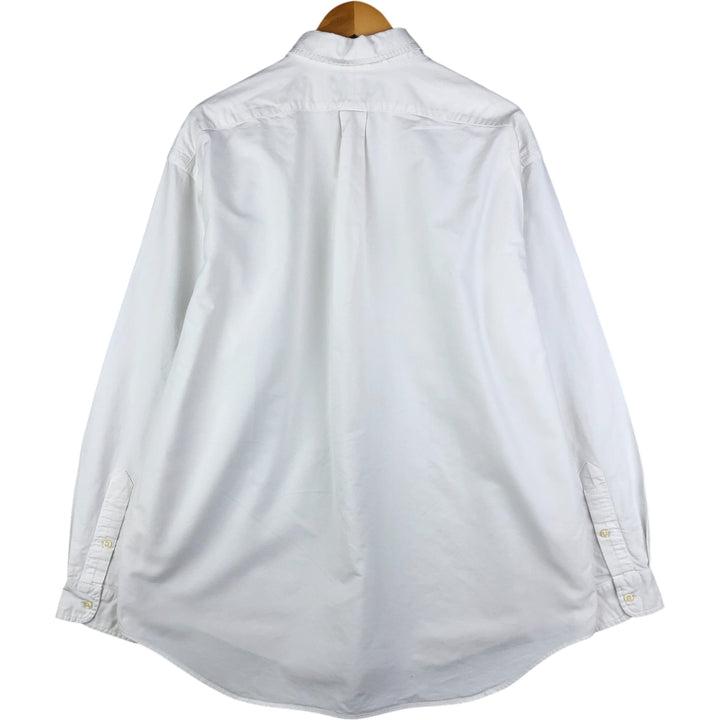 Ralph Lauren BLAKE long sleeve button down shirt, men's XL size cotton white type Vintage Second Hand