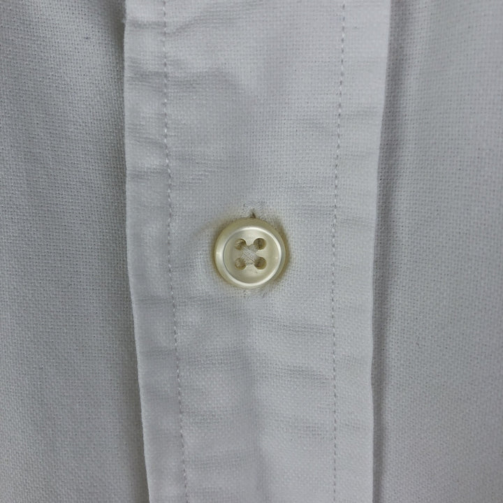 Ralph Lauren BLAKE long sleeve button down shirt, men's XL size cotton white type Vintage Second Hand
