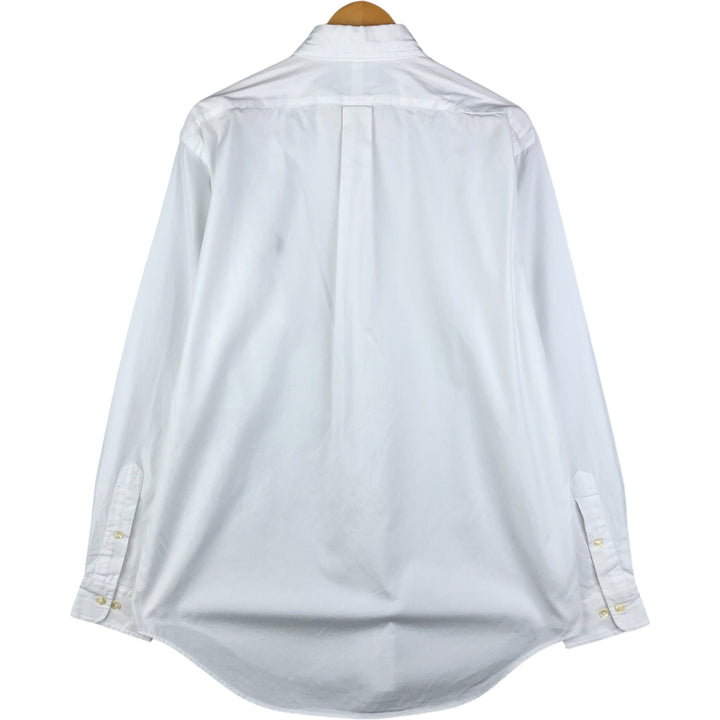 Ralph Lauren Classic Fit Long Sleeve Button Down Shirt Men's M cotton white type Vintage Second Hand